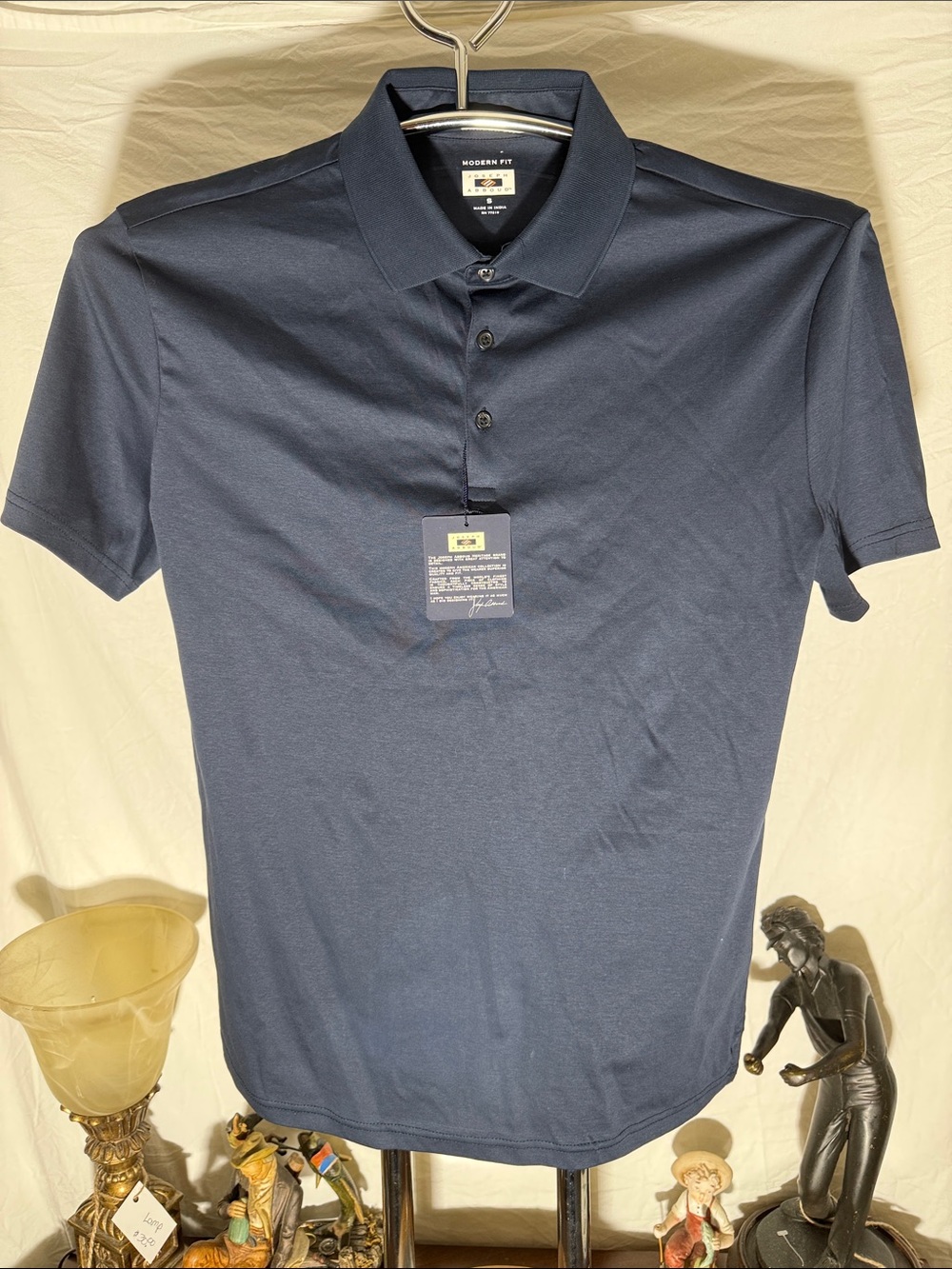 Joseph Abboud Dark Blue Modern Fit Polo